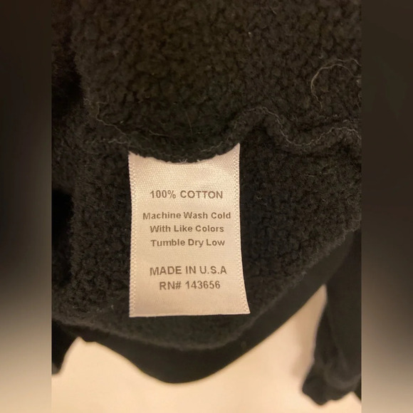 Joah Brown Empire Pullover Hoodie Black Size S/M - Picture 4 of 6